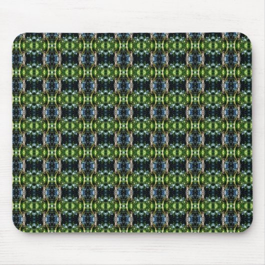 Tapis De Souris Vert kaléidoscope (Devant)