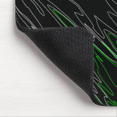 Tapis De Souris Vert noir marbré (Coin)