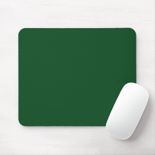 Tapis De Souris Vert pin (couleur uni) (Avec souris)