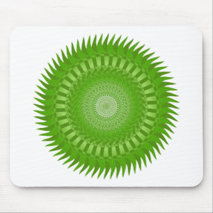 Tapis De Souris Vert Sun Mandala
