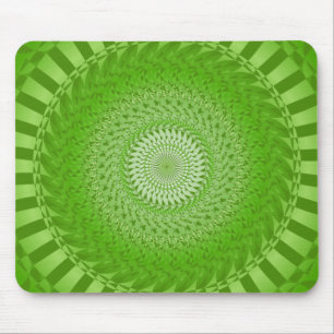 Tapis De Souris Vert Sun Mandala