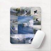 Tapis De Souris Verticale Mousepad de collage de surfers (Avec souris)