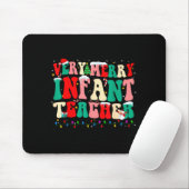 Tapis De Souris Very Merry Infant Teacher Funny Infant Squad Chris (Avec souris)