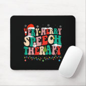 Tapis De Souris Very Merry Speech Therapy Christmas Speech Therast (Avec souris)