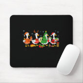 Tapis De Souris Very Merry Teacher Christmas Funny Goose Silly Hol (Avec souris)