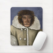 Tapis De Souris Veste de port de singe (Avec souris)
