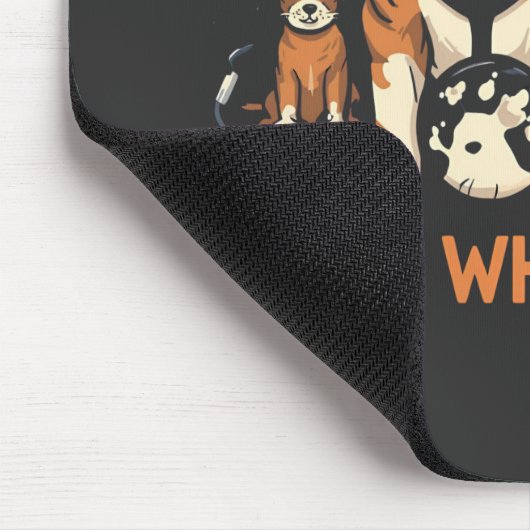 Tapis De Souris Vet Tech Animal Whisperer mignet Chiot Stethoscope (Coin)