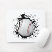 Tapis De Souris Vêtements de baseball - Baseball (Avec souris)