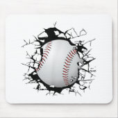 Tapis De Souris Vêtements de baseball - Baseball (Devant)