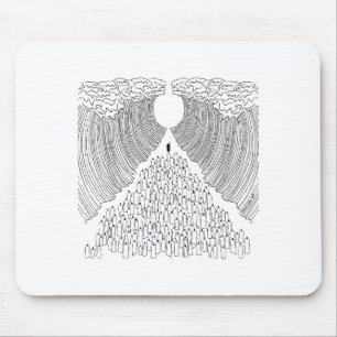 Tapis De Souris Vêtements de foi chrétiens Séparation de la mer Ro