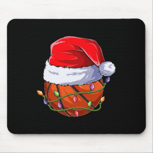Tapis De Souris Vêtements de Noël de basket-ball