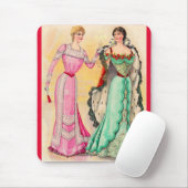 Tapis De Souris Vêtements de soirée victoriens (Avec souris)