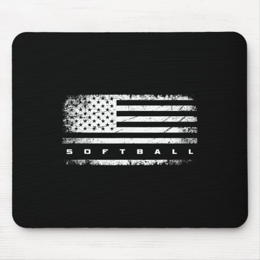 Tapis De Souris Vêtements doux drapeau américain - Softll (Devant)