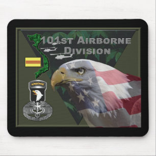 Tapis De Souris Vétéran de la 101e division aéroportée au Vietnam