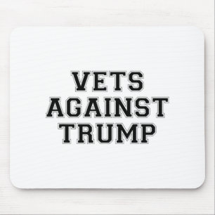 Tapis De Souris Vétérans contre la dissidence patriotique de Trump
