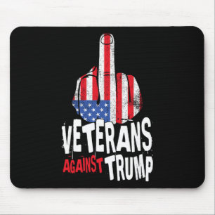 Tapis De Souris Vétérans contre Trump Vétérans militaires anti-Tru