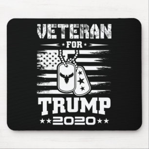 Tapis De Souris Vétérans pour Trump Chemise Militaire Républicain