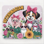 Tapis De Souris Vétérinaire Mignon (Devant)