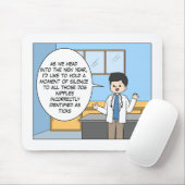 Tapis De Souris Vétérinaire Plaisanterie de souris (Avec souris)