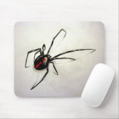 Tapis De Souris Veuve noire (Avec souris)