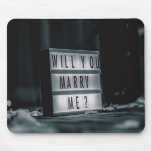Tapis De Souris Veux-Tu M'Épouser ? Proposition de mariage romanti