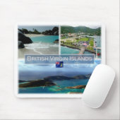 Tapis De Souris VG Îles Vierges britanniques - Virgin Gorda - (Avec souris)