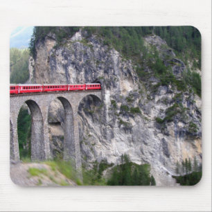 Tapis De Souris Viaduc de Landwasser en Suisse