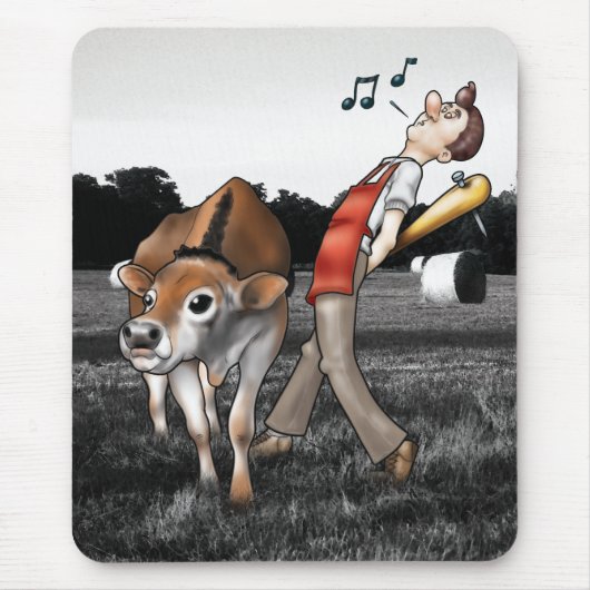 Tapis De Souris VIANDE ! Mousepad - copie de beaux-arts (Devant)