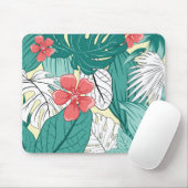 Tapis De Souris Vibe tropicale (Avec souris)