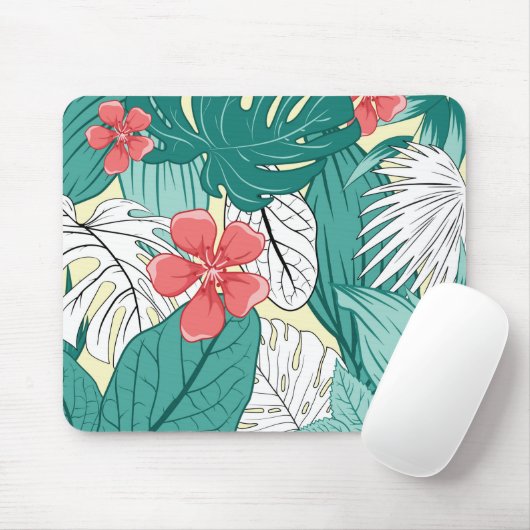 Tapis De Souris Vibe tropicale (Avec souris)