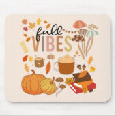 Tapis De Souris Vibes d'automne (Devant)