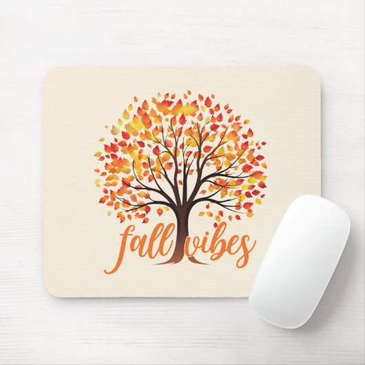 Tapis De Souris Vibes d'automne - Cosy Fall Tree (Avec souris)
