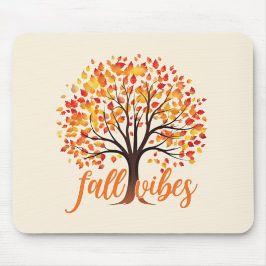Tapis De Souris Vibes d'automne - Cosy Fall Tree (Devant)