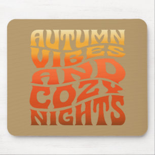 Tapis De Souris Vibes D'Automne Et Soirées Cosy