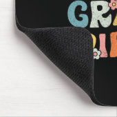 Tapis De Souris Vibes de 4e année - Équipe de 4e année Rétro 1er j (Coin)