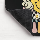 Tapis De Souris Vibes de 4e année Retro Enseignant 1er jour de Sch (Coin)