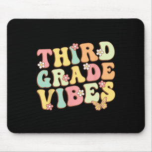 Tapis De Souris Vibes de classe Bonjour Équipe 3e année Enseignant
