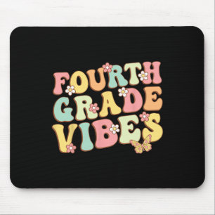 Tapis De Souris Vibes de classe Hello Équipe 4e année Enseignant E