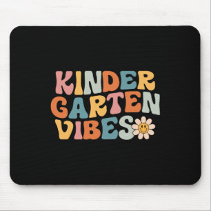 Tapis De Souris Vibes de jardin d'enfants - Kinder Crew Retro Prem
