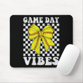Tapis De Souris Vibes de jour de jeu Coquette Bow Softll Maman Sof (Avec souris)