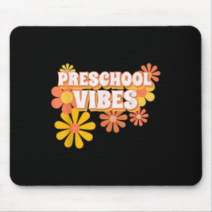 Tapis De Souris Vibes De L'Équipe D'Enseignants Préscolaire Retour