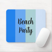 Tapis De Souris Vibes De Plage, Bleues (Avec souris)