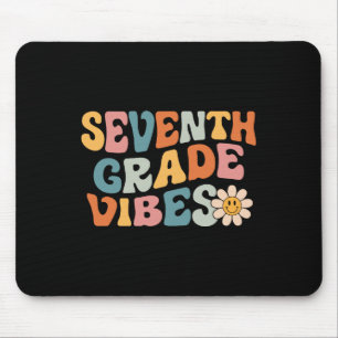 Tapis De Souris Vibes de septième année - Équipe de 7e année Rétro