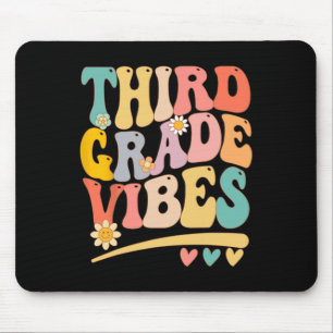 Tapis De Souris Vibes de troisième année pour filles garçons Ensei