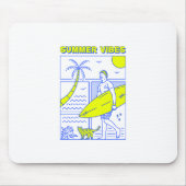 Tapis De Souris Vibes d'été (Devant)