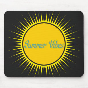 Tapis De Souris Vibes d'été Sunshine Mousepad