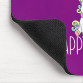 Tapis De Souris Vibes Joyeuses Cute Smiling Unicorn (Coin)