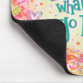 Tapis De Souris Vibes Plutôt Positives Citer Inspiritisme (Coin)