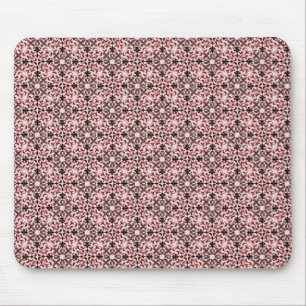 Tapis De Souris Vibrance vintage Damask Mousepad, Vin