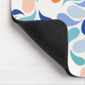 Tapis De Souris Vibrant Abstract Splash Pattern Mouse Pad (Coin)